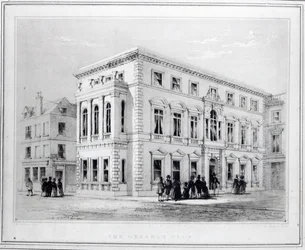 Le Gresham Club, gravé par J.R Jobbins, vers 1845-50